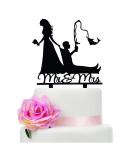 TzTwodcaz Fishing Wedding Cake Topper Funny Mr&Mrs Cake Topper Gift for a Wedding/Bridal Shower/Anniversary Party (Fishing) - Buy Online on GoSupps.com