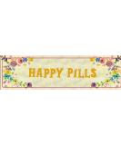 Retro Weekly Pill Organizer - 7 Days Reminder Case for Vitamins & Meds | Portable Cute Pill Box for Travel & Purse - Buy Online on GoSupps.com