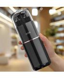 Portable 7-in-1 Luxury Toothbrush Kit with Shower Gel Dispenser - Black - Buy Online on GoSupps.com