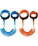 MOTTDAM 2 Pcs Anti Lost Wristband 1.5M Baby Safety Wrist Link Belt - Blue and Orange Walking Hand Strap for Child Toddler Kids - Buy Online on GoSupps.com