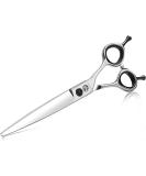 Buy Purple Dragon Dog Shears - 7 Professional Straight Fur Scissors for Dogs & Cats | Japanstahl-440c | Ideal for Groomers & Beginners - Buy Online on GoSupps.com