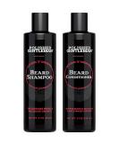 Beard Growth Kit: Shampoo, Conditioner, and Oil for Men - Biotin, Tea Tree Oil - Beard Care Set (4oz x2) - Buy Online on GoSupps.com