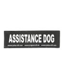 Interchangeable Patches 1 pair ASSISTANCE DOG Size: Large Black - Buy Online on GoSupps.com