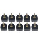 5 Pairs High Heel Shoe Repair Tips - Durable Non-Slip Caps | Replacement Heel Protectors in 5 Sizes (7-12mm) - U Shape Black - Buy Online on GoSupps.com