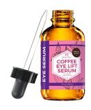 Leven Rose Coffee Eye Lift Serum 1 oz - Organic & Natural Anti-Aging Solution for Puffy, Tired Eyes - Buy Online on GoSupps.com
