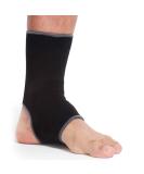 NEOTech Care Ankle Support Sleeve (1 Unit) - Open Heel, Light, Elastic & Breathable Knitted Fabric - Medium Compression - For Men, Women, Kids - Right or Left Foot - Black Color (Size M) Medium (Pack of 1) 1 - Buy Online on GoSupps.com
