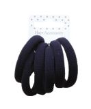 Set of 6 Navy Blue Soft Jersey Endless Hair Elastics Bobbles Bands Navy Blue 6 Count (Pack of 1) - Buy Online on GoSupps.com