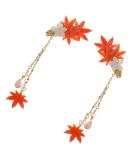 Autumn Leaf Hair Clips & Accessories | Elegant Chinese Tassel Headdress for Women - Buy Online on GoSupps.com