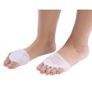 Salmue Silicone Foot Separator - 1 Pair Bunion Straightener & Hallux Valgus Corrector - Day & Night Use - Restore Toes to Original Shape - Buy Online on GoSupps.com