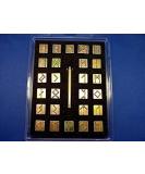 Tandy Leather Factory Runic / Celtic Alphabet Stamp Set 3/4 (with Stamping Handle)  Brass Type Color - Buy Online on GoSupps.com