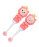 Collbath Children's Toothbrush - Soft Bristle Toddler Training Toothbrush Travel Baby Toothbrush Cute Animal Design Pink 1 Pack - Buy Online on GoSupps.com