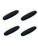 Buy TANG SONG 4 Pcs Silicone Makeup Brush Bag | Portable & Reusable Travel Makeup Holder for Women - Easy to Clean (Black) | International Shipping Available - Buy Online on GoSupps.com