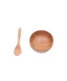 Eco Bamboo Facial Skin Care Mask Bowl Set - Children s Bamboo Mixing Bowl & Spoon for Natural Beauty Care - Buy Online on GoSupps.com