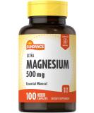 500mg Magnesium Caplets - Vegetarian Non-GMO & Gluten-Free Supplement by Sundance - Buy Online on GoSupps.com
