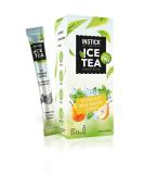 Intick Ice Tea - Sugar-Free Instant Green Tea Powder with Pear & Basil Flavor | Vegan Low-Calorie Vitamin C | 12 x 1.5-2.5L Beverage Pack - International Shipping - Buy Online on GoSupps.com