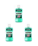 Buy Listerine Clean & Fresh Antibacterial Mouthwash (500ml) - Alcohol-Free Formula with Essential Oils - Perfect Daily Dental Care for Braces - Pack of 3 - Buy Online on GoSupps.com