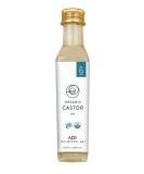 ADI USDA Certified Organic Castor Oil - Boost Hair Growth for Thicker Hair Lashes & Eyebrows | 8.8 fl oz - International Shipping Available - Buy Online on GoSupps.com
