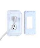 EUDEMON Baby Safety Electrical Outlet Cover Box - Childproof Large Plug Cover (Transparent) - Buy Online on GoSupps.com