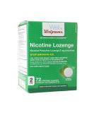 Walgreens Nicotine Lozenge 2mg Mint 72 ea - Fast-Acting Smoking Cessation Aid - Buy Online on GoSupps.com