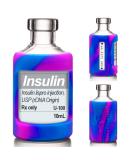 Buy Sugar Medical Insulin Vial Protective Sleeve - Durable Silicone Cover for 10ml Insulin Vials (Pink/Blue Tie Dye) | International Shipping Available - Buy Online on GoSupps.com