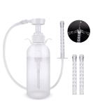 300ml Vaginal Douche Cleaner - Anal Douche Vagina Cleaning Kit, 3 Nozzle Tips - Reusable Manual Pressure Enemas for Douche, Water Colon Cleansing Gifts for Women(300ml/10.1oz) - Buy Online on GoSupps.com
