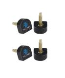 uxcell Ladies High Heel Tips - 4 Pcs Replacement Plastic Shoe Caps | 12mm x 12mm Black - Durable Shoe Accessories - Buy Online on GoSupps.com