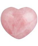 Nupuyai Rose Quartz Heart Palm Worry Stone 45mm - Chakra Reiki Healing Crystal Love Stone for Home Decoration - Buy Online on GoSupps.com