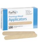ForPro Premium Wood Applicators - Non-Sterile Hair Removal Waxing Sticks 100-Count - Buy Online on GoSupps.com