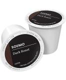 Amazon Brand - 100 Ct. Solimo Dark Roast Coffee Pods, Compatible with Keurig 2.0 K-Cup Brewers 100 Count(Pack of 1) Dark Roast 100 Count (Pack of 1) - Buy Online on GoSupps.com