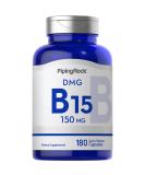 Piping Rock DMG B15 150mg 180 Capsules Non-GMO Gluten Free Supplement - Buy Online on GoSupps.com