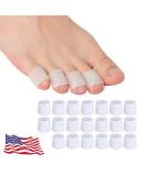 Gel Toe Protectors, Open Toe Sleeves Toe Tubes Toe caps (20 PCS),New Material, Great for Bunion Blisters, Corns, Hammer Toes, Toenails Loss, Friction Pain Relief and More. (for Pinky Toes) Toe Sleeves 20pcs for Pinky Toe - Buy Online on GoSupps.com
