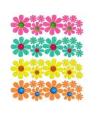 Sasswear Blacklight Body Stickers - Neon Daisy Fashion Accessories for Raves Festivals & Glow Parties | 40 Pack - Buy Online on GoSupps.com