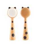 Facial Cleansing Brush with Soft Bristles - Yellow Face Scrubber for Exfoliating and Massaging Skin - Buy Online on GoSupps.com