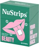 NuStrips Beauty in a Strip | Oral Strips with Biotin Folate and Vitamin E | Maximum Absorption & Fast Results for Hair Skin & Nails | Vegan 100% Natural | 30 Individually Wrapped Strips - Buy Online on GoSupps.com