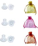 YUBRO Clear High Heel Protectors - 3 Sizes Soft Covers for Grass & Uneven Floors - Buy Online on GoSupps.com
