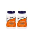 NOW Foods L-Cysteine 500mg 100 Tablets - Pack of 2 | High-Quality Supplement - Buy Online on GoSupps.com