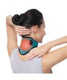 USB Neck Heat Pad Electric Neck Warmer Collar - Pain Relief & Therapy with Adjustable Temperature - Cyan - for Women Men Elder - Buy Online on GoSupps.com
