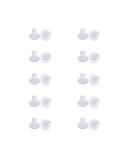 10 Pairs High Heel Protectors - Heel Stoppers & Caps for Weddings & Outdoor Events | Protect Your Heels from Grass Gravel & More - Buy Online on GoSupps.com