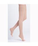 500 Natural Rubber Unisex Thigh High Socks 50-60 mmHg - Open Toe Size M4 Beige - International Shipping Available - Buy Online on GoSupps.com