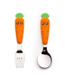 Baby cutlery set witbicg baby learning spoon children's cutlery cutlery baby spoons eat yourself children spoon and forks self -duel it is recommended for children after 18 months (fork + spoon) - Buy Online on GoSupps.com