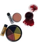 Buy Mehron Deluxe Special FX Trauma Pro Makeup Kit - Bruise Wheel Scar Wax Scab Blood & More for Ultimate FX | International Shipping Available - Buy Online on GoSupps.com