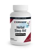 Kirkman Herbal Sleep Aid - Natural Sleep Support - 60 Capsules - International Shipping Available - Buy Online on GoSupps.com