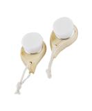 Buy Soft Bristle Face Washers - 2 Pack Face Exfoliating Scrub Brush for Deep Pore Cleaning & Skincare | Silvery - Buy Online on GoSupps.com