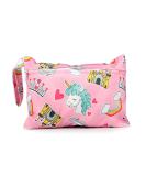 Qiantull Mini Diaper Bag - Colorful Animal Pattern Waterproof Wetbag | Small Wet Dry Cloth Organizer for Babies | Perfect for Travel Beach & Swimming - Buy Online on GoSupps.com