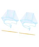 Frcolor Hair Coloring Cap Set - 2 Medium Hoods with Hooks for International Shipping - Buy Online on GoSupps.com