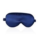 ECHOLLY Silk Sleep Eye Mask - 100% Soft Light-Blocking Eye Mask for Women Men - Includes 2 Pairs of Ear Plugs - Navy Blue - Buy Online on GoSupps.com