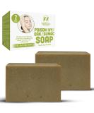 Poison Ivy Soap Bar - Natural Anti-Itch Treatment for Poison Ivy, Oak & Sumac - Soothes Rashes - 4 oz Bars (2 Pack) USA Made - Buy Online on GoSupps.com