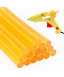 16PCS Yellow Keratin Glue Sticks for Hair Extensions - Professional Hot Melt Adhesive Sticks - Buy Online on GoSupps.com