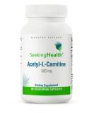Seeking Health Acetyl-L-Carnitine 500mg - Energy, Fat Metabolism, Brain & Mood Support - 90 Vegan Capsules - Buy Online on GoSupps.com