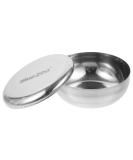 ROSENICE Stainless Steel Shaving Bowl Soap Dish for Men - Silver | Premium Quality Grooming Essential - Buy Online on GoSupps.com